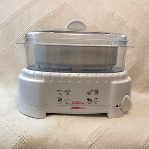 Sunbeam White Instant Steam Cooker